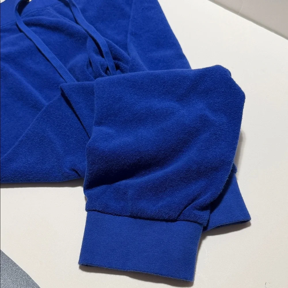 Juicy Couture XS Blue Terry Pants with Gold Accents - Picture 8 of 12